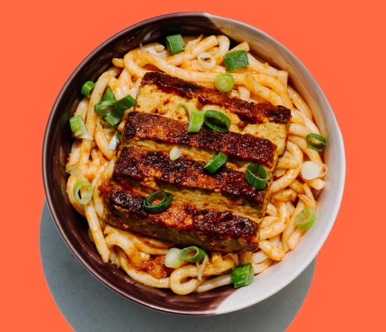 Juicy Tofu Udon Noodles