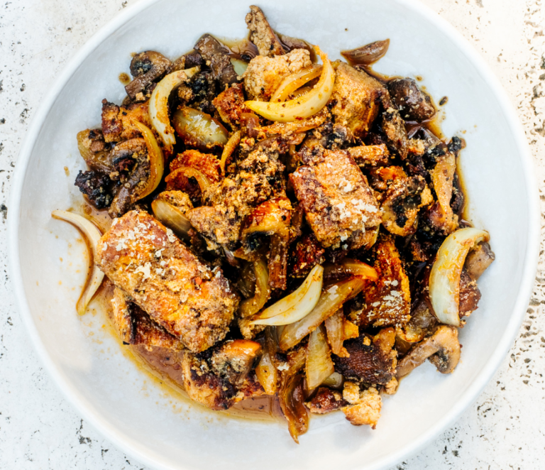 Rezept für Easy spicy Tofu-Chick'n Chunks